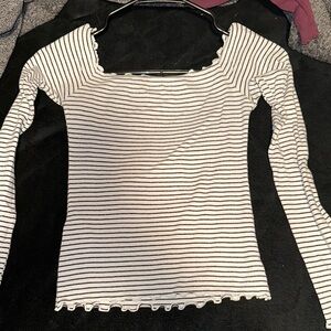 Striped Long Sleeve Top